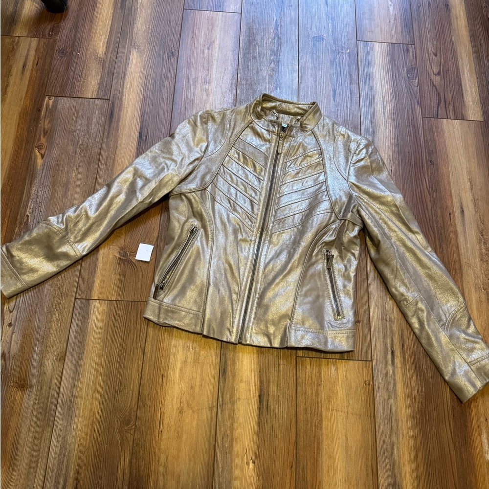 Metallic Gold Women's Jacket